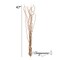 Uniquewise 12 pcs Brown Natural Decorative Dry Branches Authentic Mulberry Sticks, Home Decoration and Wedding Craft 47 in, DIY Greenery Plants Craft Vases fillers Garden Hotel Farmhouse Decor